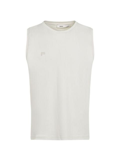 PANGAIA logo-print sleeveless tank top