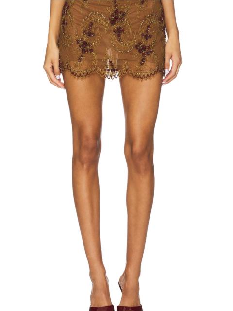 Mirror Palais Guarana Skirt
