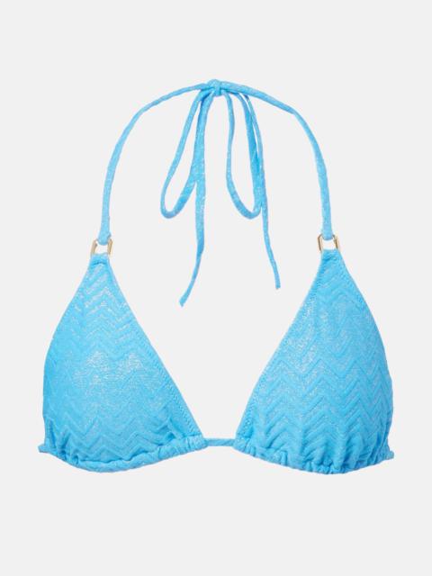 MELISSA ODABASH Maine chevron bikini top