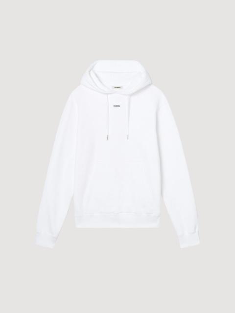 Sandro EMBROIDERED HOODIE