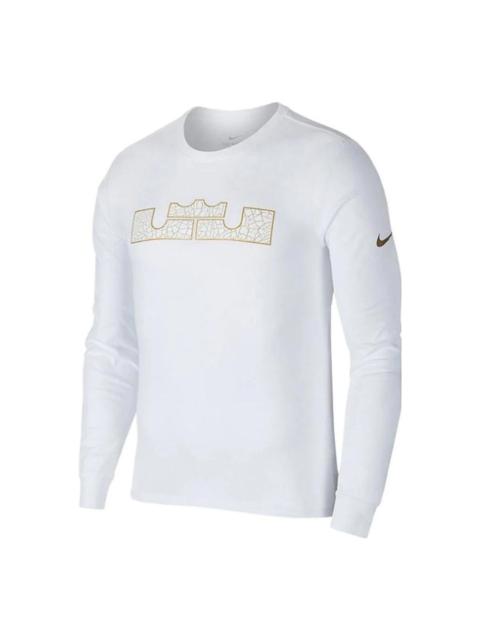 Nike Nike Dri-Fit Lebron Logo T-shirt 'White' 924224-100
