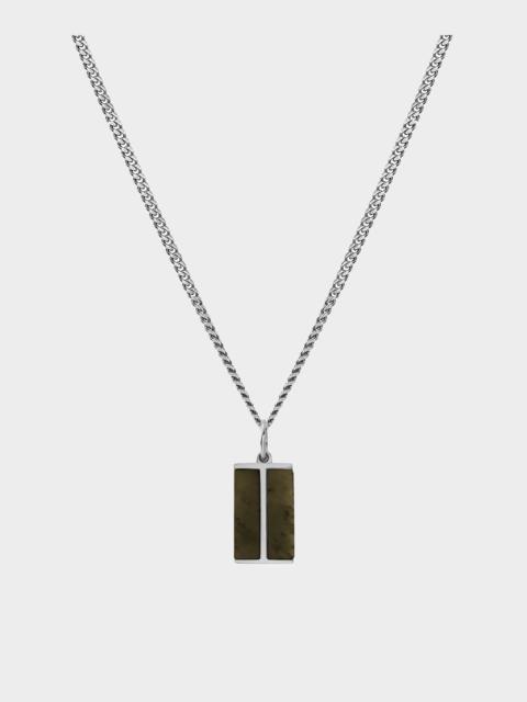 Miansai Miansai Sterling Silver Duo Jasper Necklace