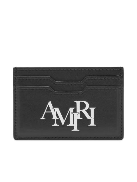 AMIRI AMIRI Staggered Logo Cardholder