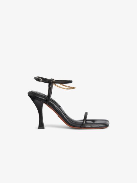 Proenza Schouler Square Padded Chain Sandals - 90mm