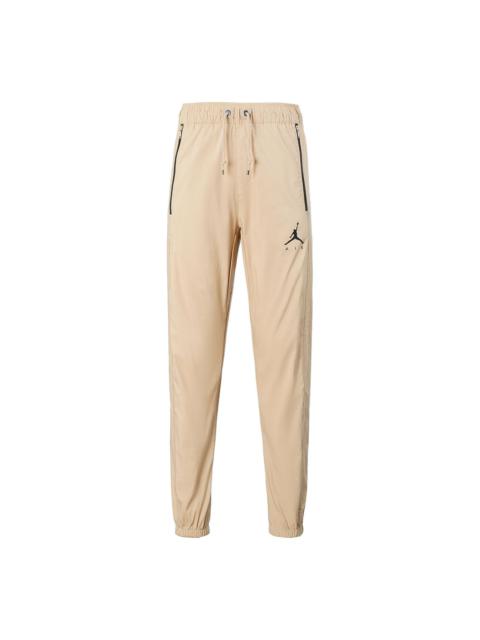 Jordan Air Jordan Jumpman Woven Casual Bundle Feet Sports Pants Yellow DJ6383-201