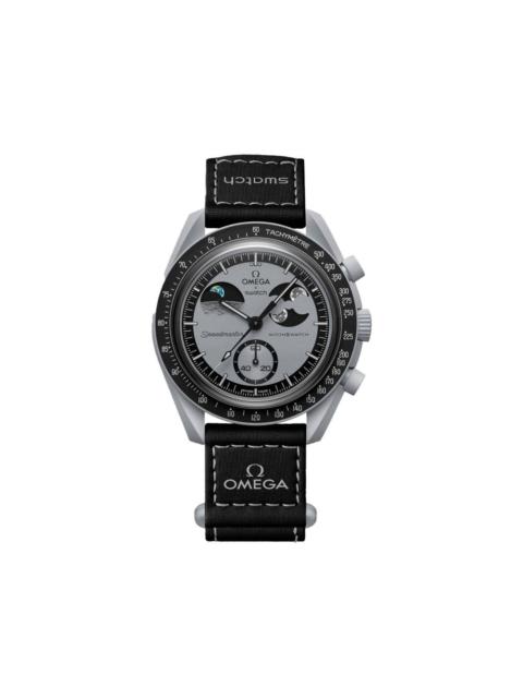 OMEGA xSwatch Moonswatch Mission To Earthphase 42mm watch
