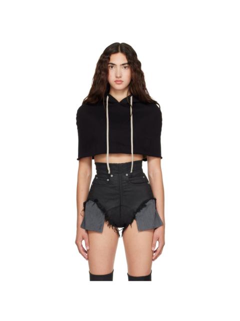 Rick Owens DRKSHDW Black Tower Hood Shrug