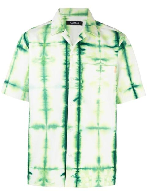 NAHMIAS tie-dye print short-sleeve shirt