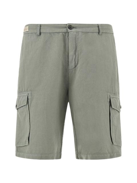 Paul & Shark garment-dyed cargo bermuda shorts