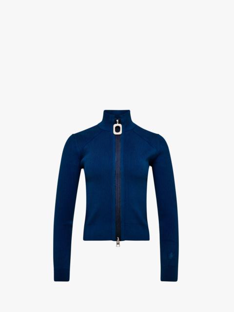 JW Anderson FITTED ZIP UP CARDIGAN