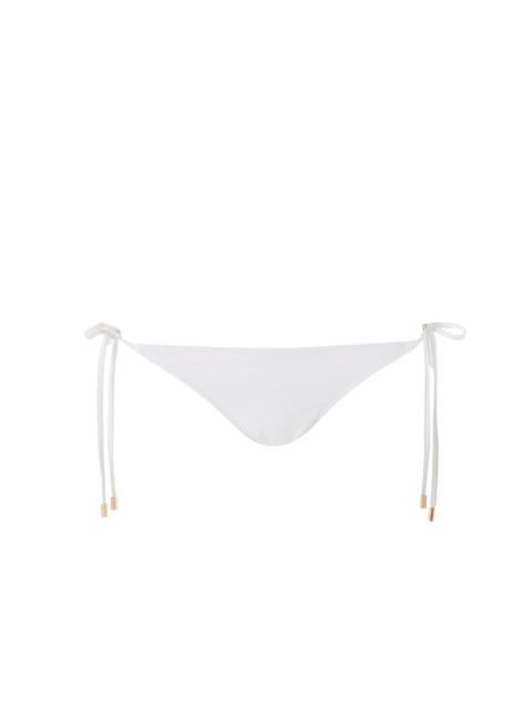 MELISSA ODABASH MIAMI WHITE BIKINI BOTTOM