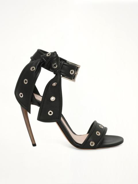 Alexander McQueen Alexander McQueen Leather Sandals Black