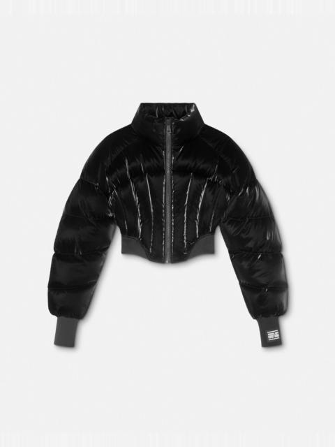 VERSACE JEANS COUTURE Crop Puffer Jacket