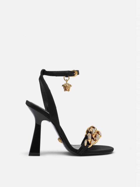 VERSACE Medusa Chain High Heel Sandals