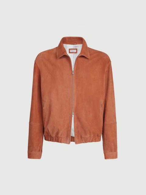 Brunello Cucinelli Country suede outerwear jacket