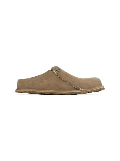 BIRKENSTOCK Beige Regular Zermatt 365 Slip-on Loafers