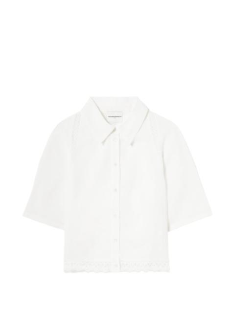 Claudie Pierlot lace-trim shirt