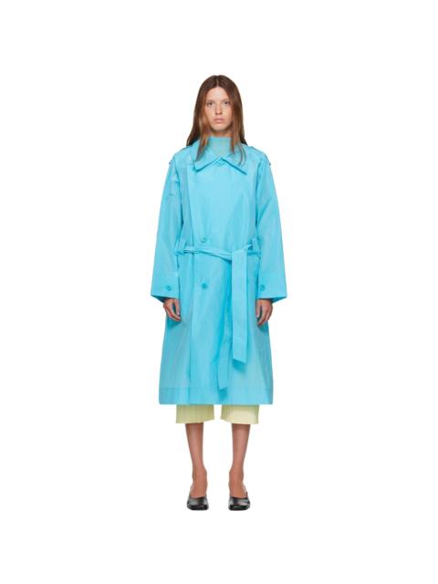 ISSEY MIYAKE Blue Correlation Coat