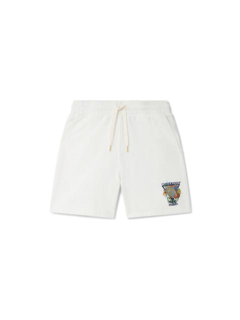 CASABLANCA Fond Marin Sweatshorts