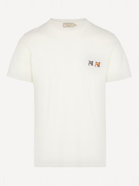 Double Fox Head Logo Cotton T-Shirt