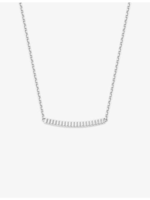 Boucheron Quatre Grosgrain 18ct White-Gold Pendant Necklace