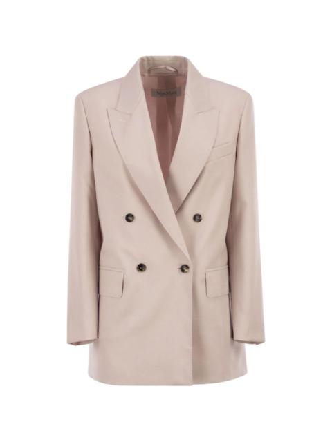 Max Mara double-breasted peak-lapel blazer