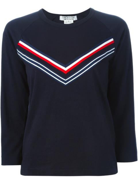 Comme des Garçons Comme des Garçons chevron T-shirt
