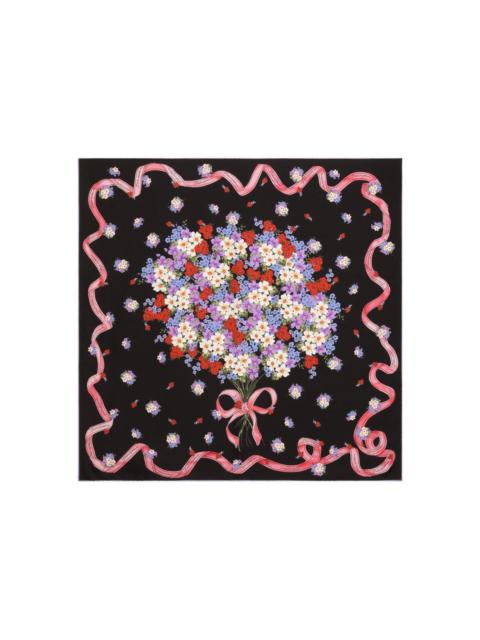 Dolce & Gabbana floral-pattern scarf