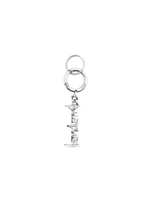 Typo Metal Keychain in Silver