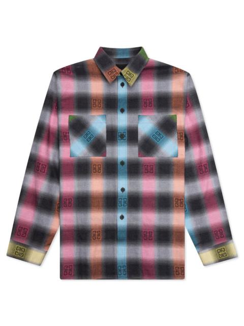 Givenchy OVERSIZED FIT L/S SHIRT W/ CHEST POCKETS - MULTICOLORED