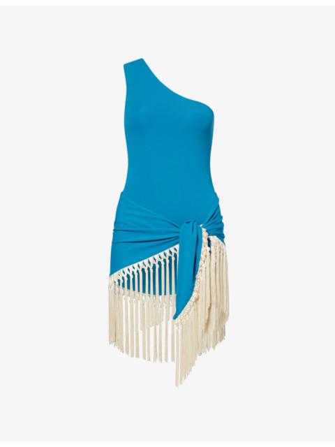 Taller Marmo Yacare Asymmetric Swimsuit