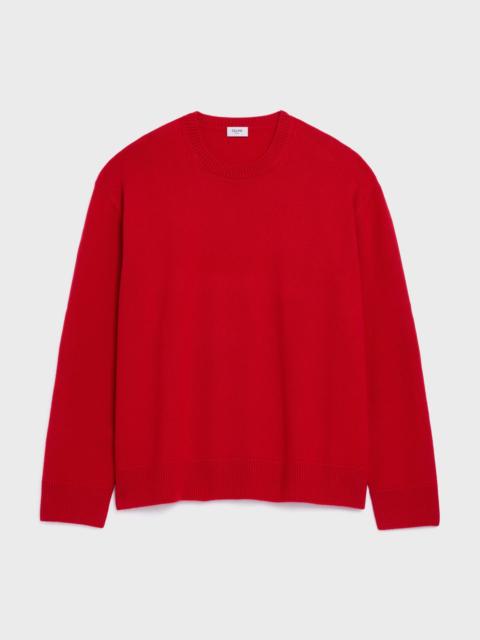 CELINE CLASSIC ELBOW-PATCH CREWNECK