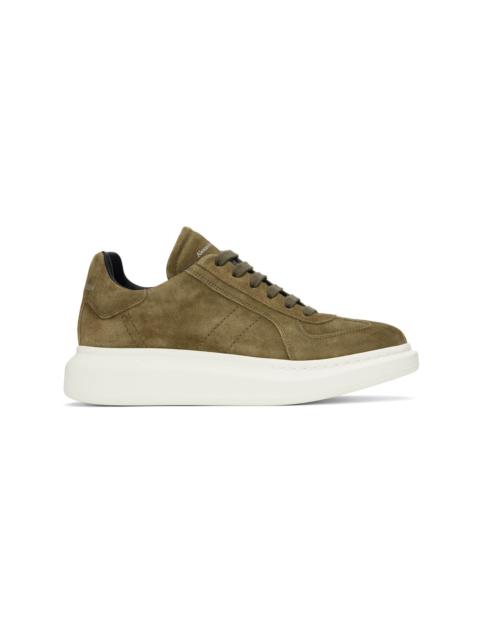 Alexander McQueen Khaki Oversized Retro Sneakers