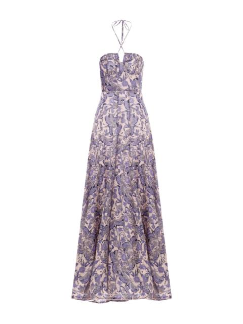 Agua by Agua Bendita Alirio Libelulas Lavanda Maxi Dress