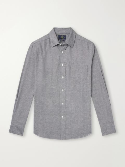 Portuguese Flannel Espiga Herringbone Cotton-Flannel Shirt