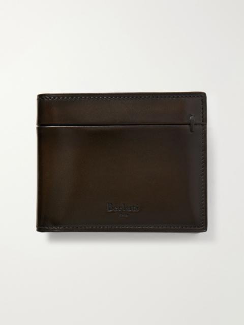 Berluti Makore Neo Venezia Leather Cardholder Brown