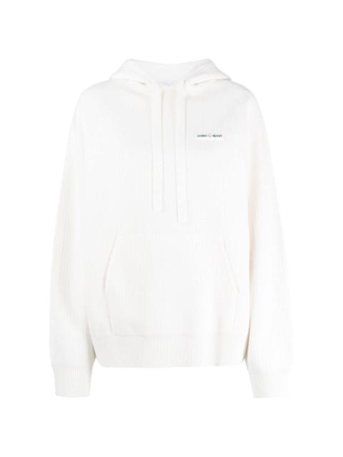 CASABLANCA Casa Sport ribbed hoodie