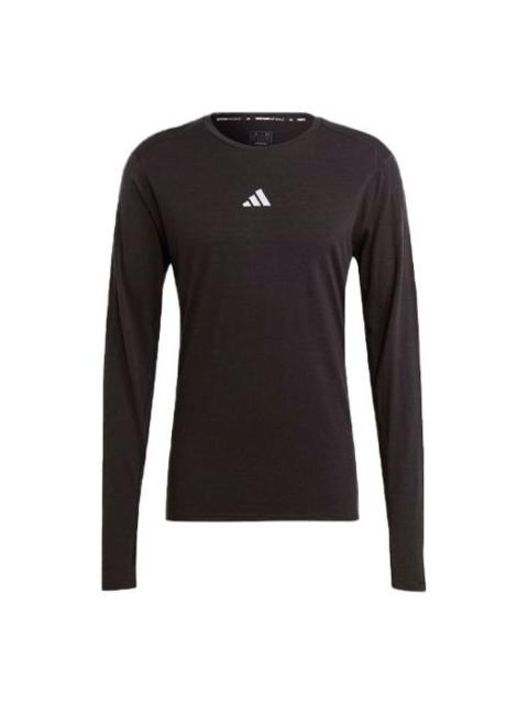 adidas Ultimate Running Conquer the Elements Merino Long Sleeve T-shirt 'Black' IB6390