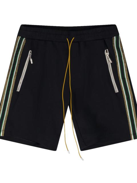 Rhude Traxedo Shorts "Black / Green" RH02ASR02106