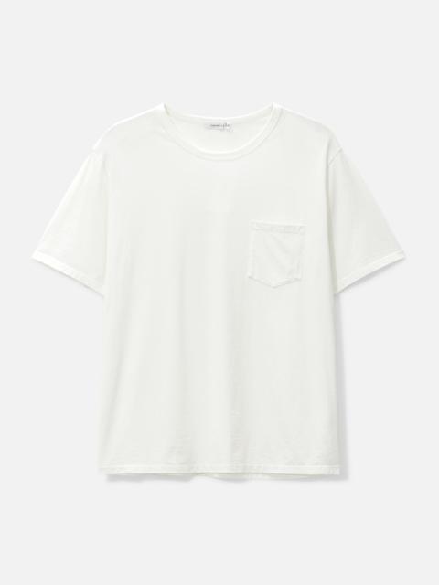 COTTON SILK POCKET T-SHIRT