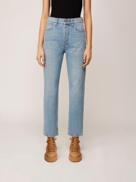 Nanushka KEMIA - Straight leg jeans - Light blue