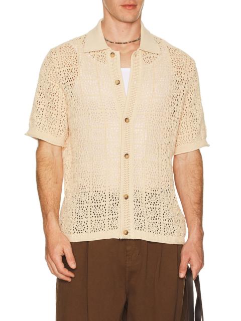 SIMKHAI Billy Short Sleeve Shirt