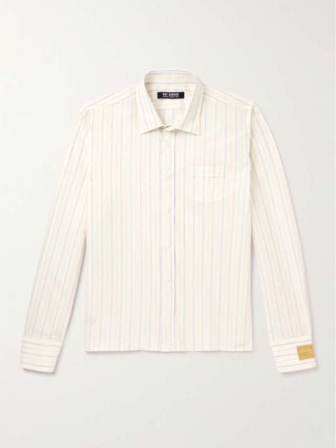 Raf Simons Striped Cotton-Poplin Shirt