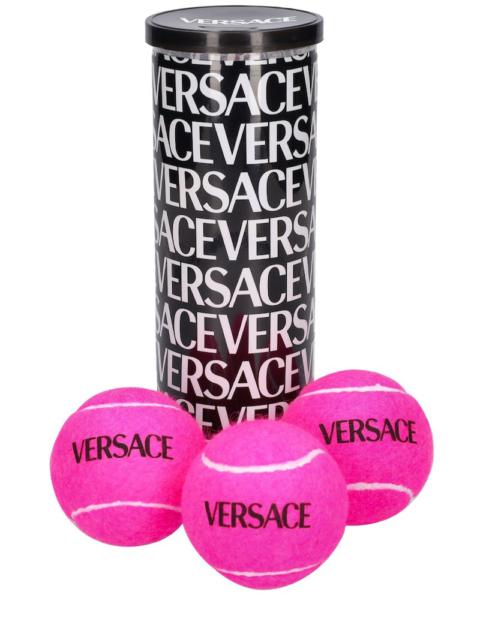 Versace on repeat tennis ball tube