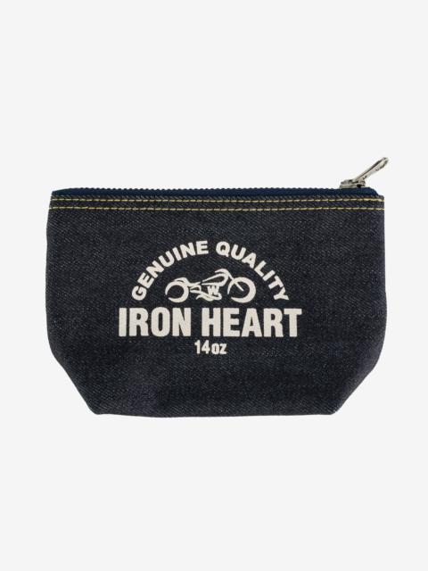 Iron Heart IHG-108 14oz Selvedge Denim Zip-Up Pouch