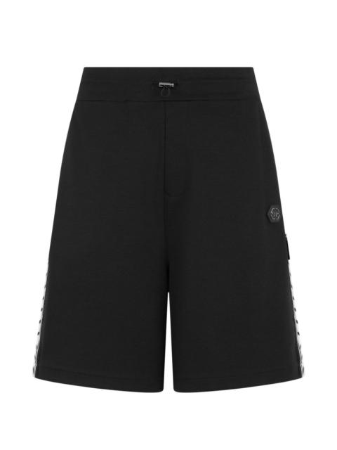 PHILIPP PLEIN side-stripe track shorts