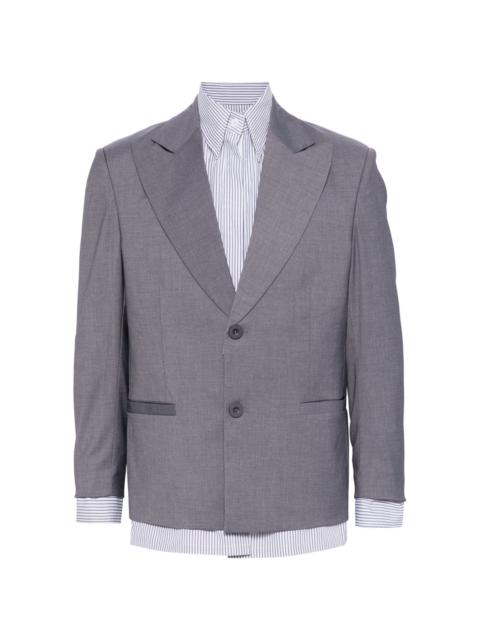 KidSuper single-breasted layered blazer