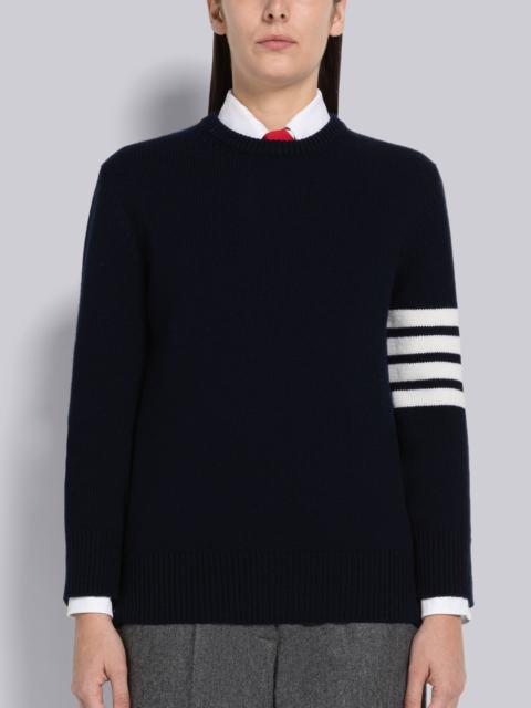 Thom Browne Merino Wool Lobster Intarsia 4-Bar Pullover