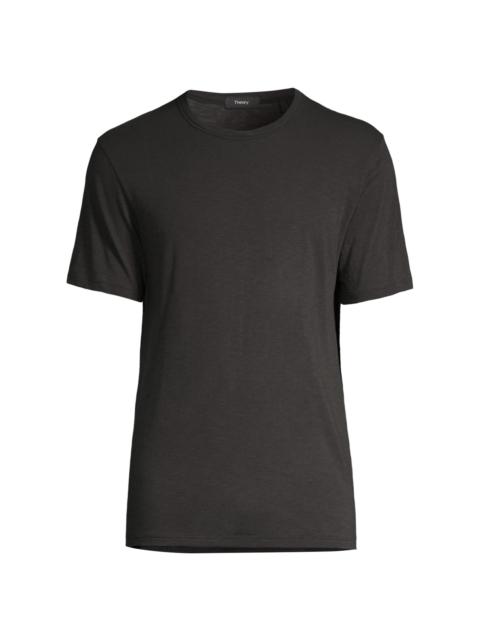 Theory Men's Essential Short-Sleeve Cotton T-Shirt - Eclipse