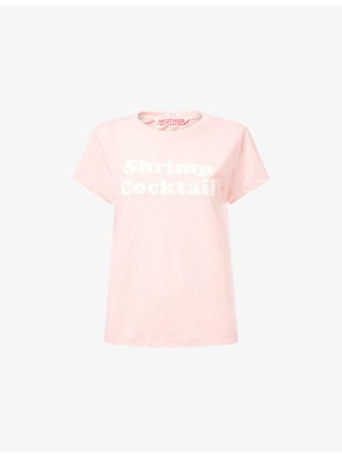 MOTHER The Boxy Goodie Goodie Slogan Jersey T-shirt